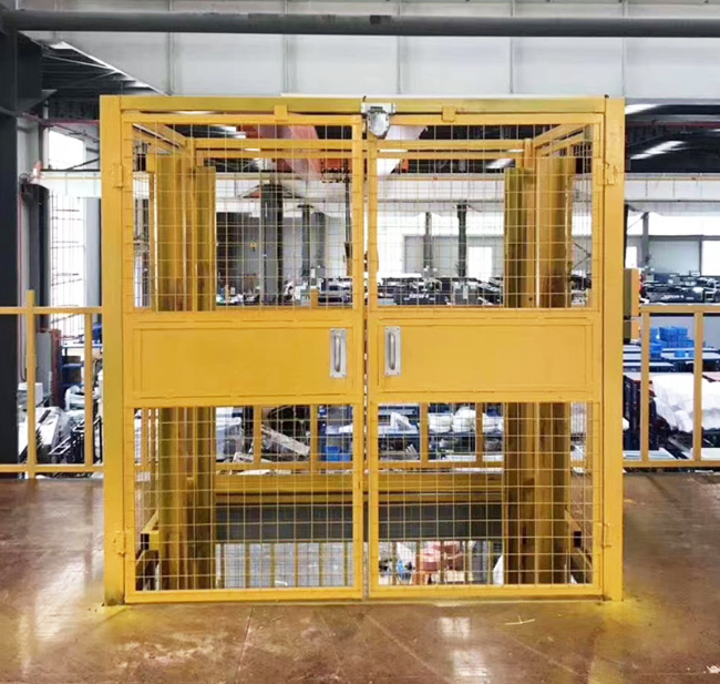 柘荣智能导轨式升降机亮相